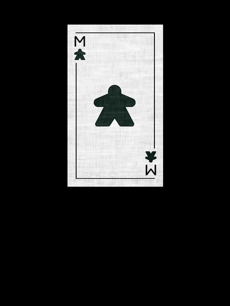 Meeple Ace Playing Card Linen Finish by TackyTime