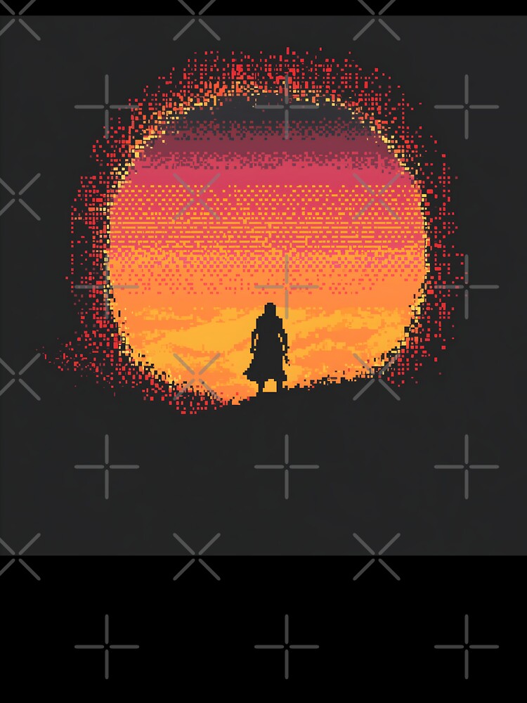Journey's Beginning - Pixel Silhouette by ClubVacay