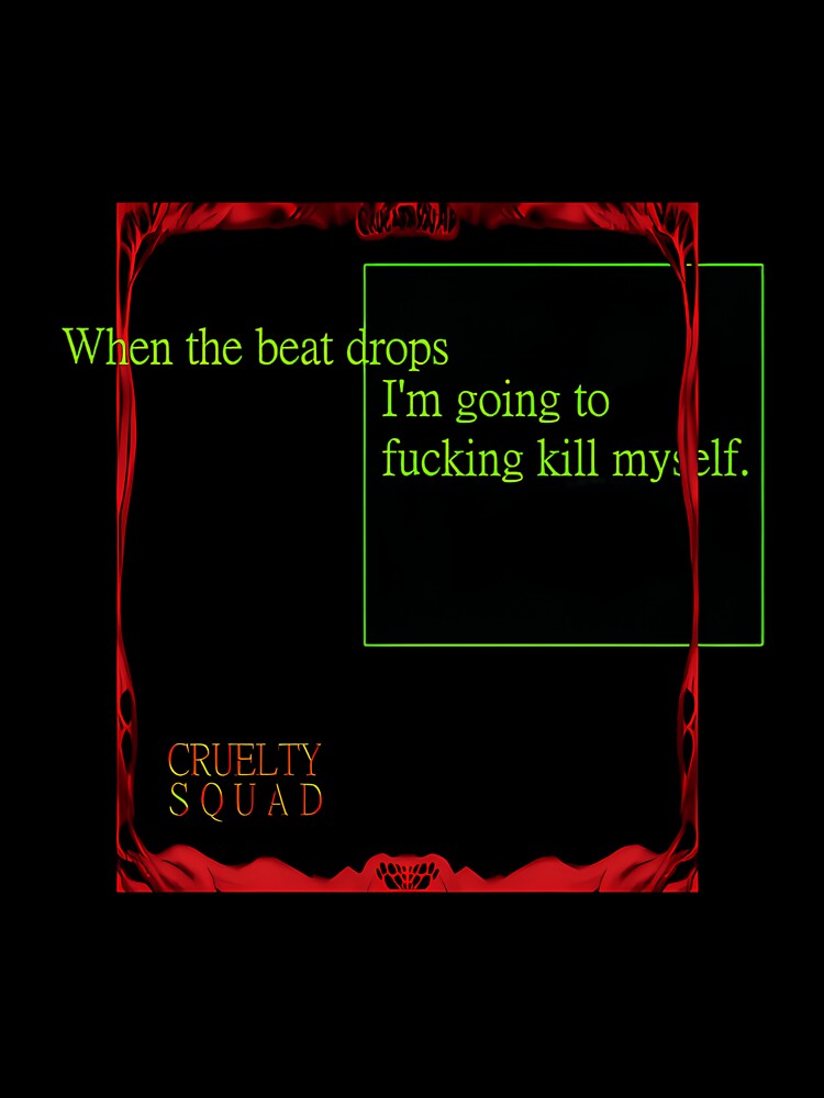 Cruelty Squad Merch by KielErdman