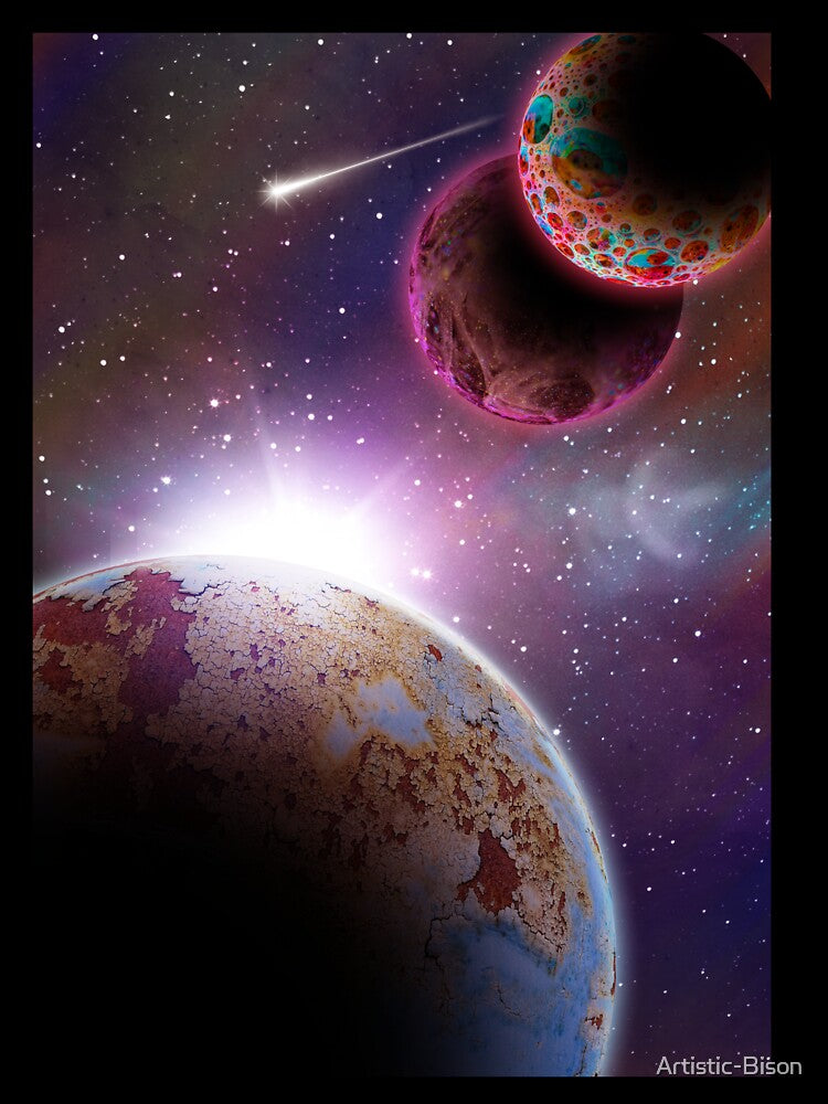 Space Landscape Poster by Artistic-Bison