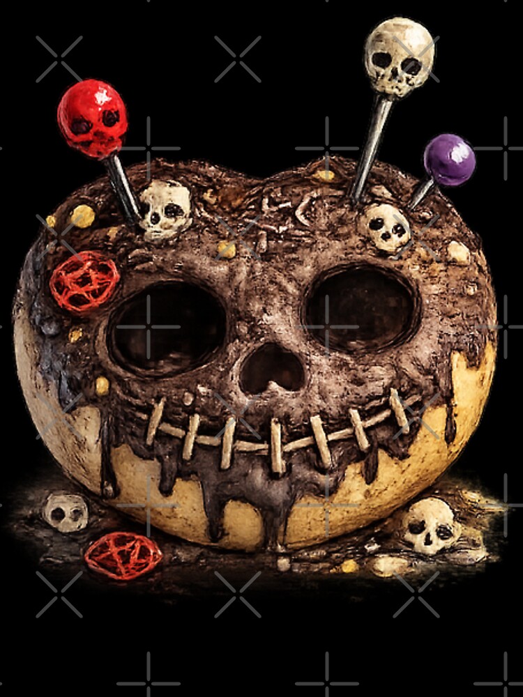 Voodoo Donut – Dark Skull Gothic Pastry by OneMoments