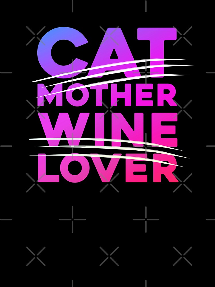 Cat Mother Wine Lover by ArqDezines