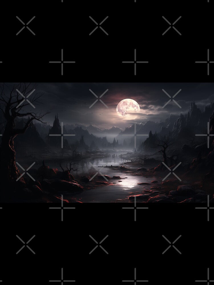 Dark Fantasy Landscape - Eerie Nightscape by Fantasy Masterpiece