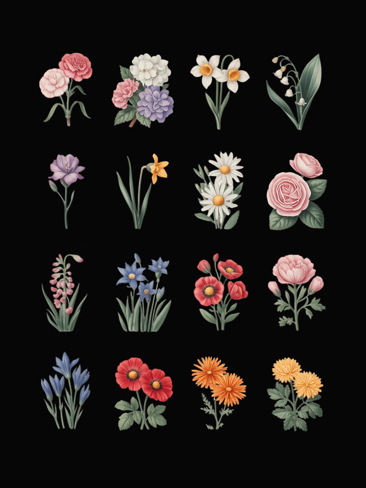 Birth Month Flower by Moon-Ape