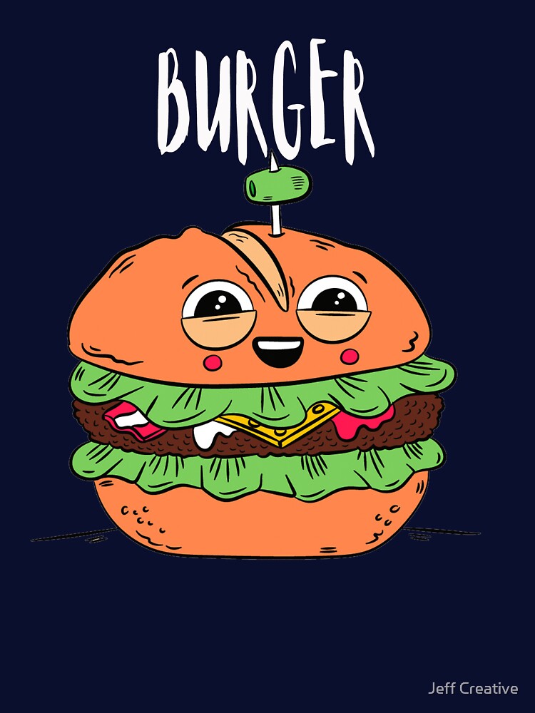 Burger Tshirts by Jeff Creative