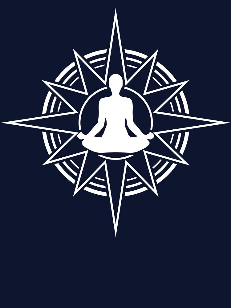 Positive rays Yoga padmasana by Khushi Graphics
