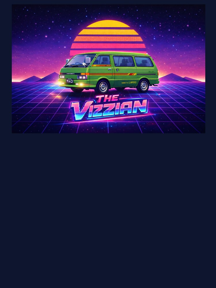 The Hill Gang – Retro 80s Vanette Van Synthwave Poster by Cult Graphics