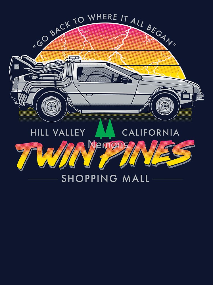 Back to the Mall - Retro 80s Sci Fi Movie by Nemons
