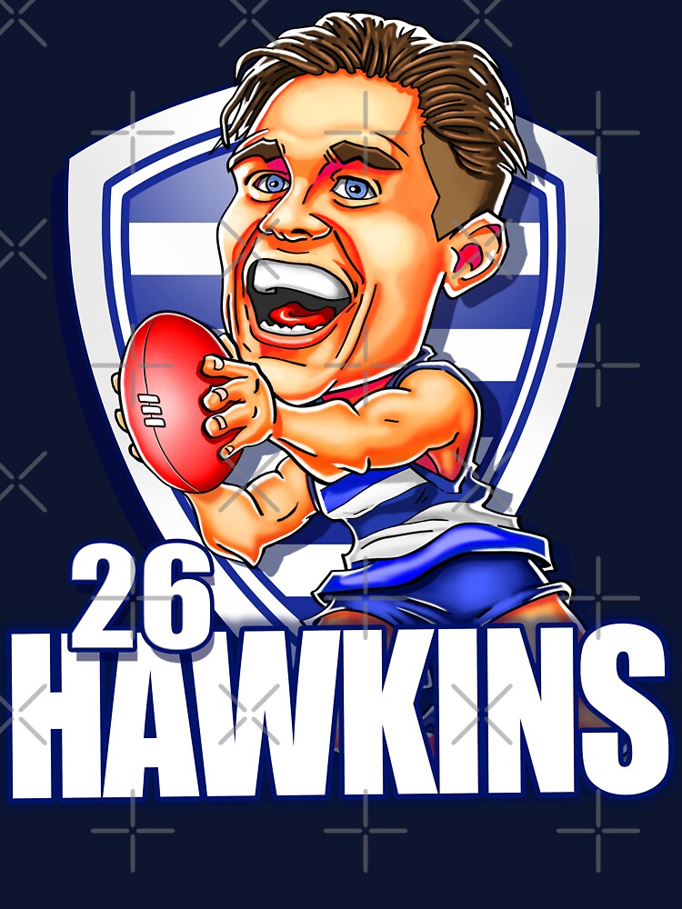 Tom Hawkins cartoon - AFL by baproducts
