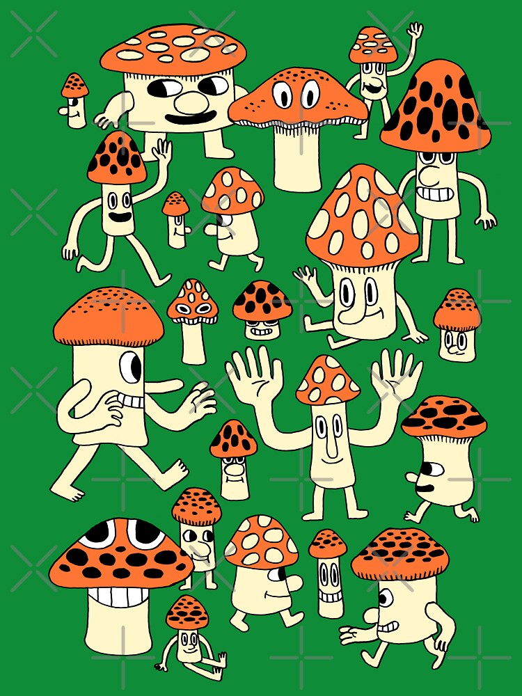 Mushrooms by jackteagle