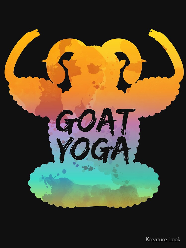goat yoga | yoga shirt | yoga gifts | yoga teacher shirt | yoga women | yoga instructor | yoga mom | yoga women | yoga kids | yoga addict by Kreature Look
