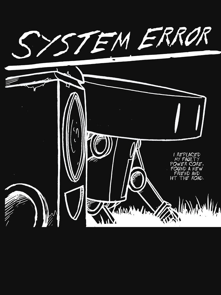 System Error Homage for a black tshirt by SE-Gear