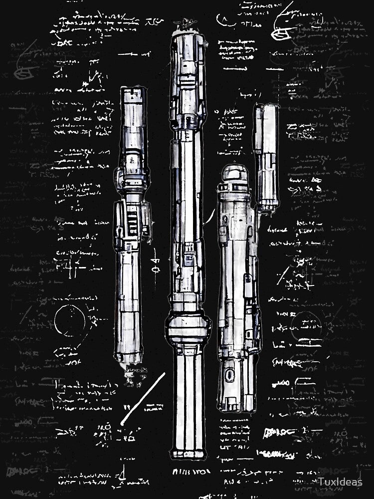 Light saber blueprints, inspired by the old republic for Savi’s Workshop by TuxIdeas