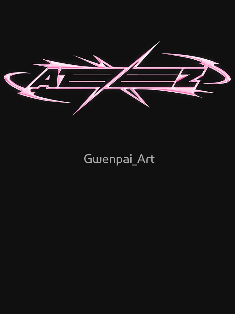 Ateez Pink Logo by Gwenpai_Art