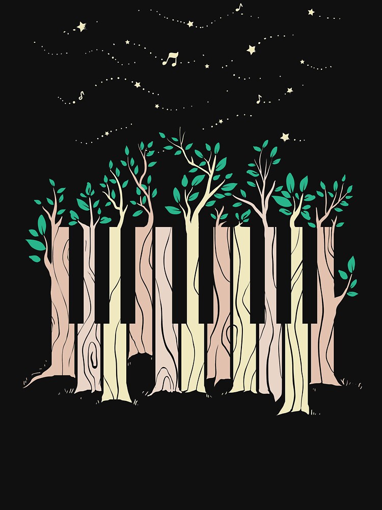 Piano nature trees by Vipstride Services