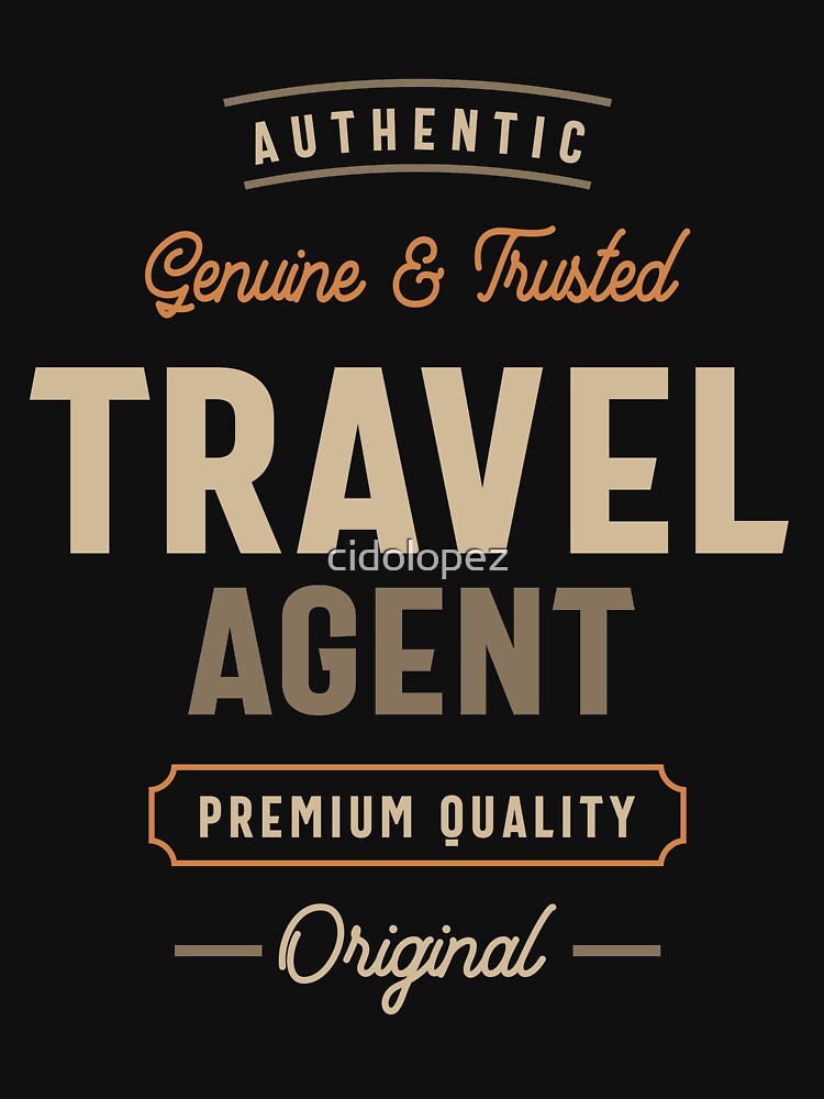 Funny Travel Agent Job Occupation by cidolopez