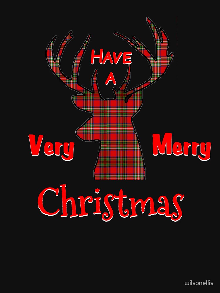 Holiday Christmas Deer by wilsonellis