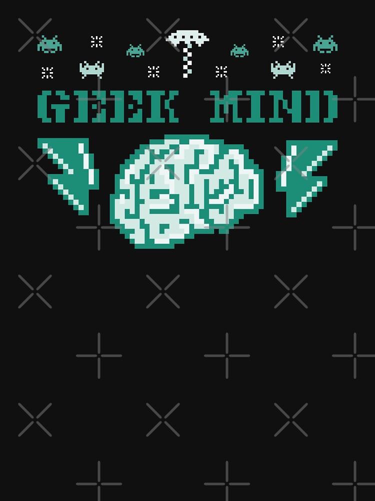 GEEK MIND 8 BIT ARCADE DESIGN by ER-DESIGNS