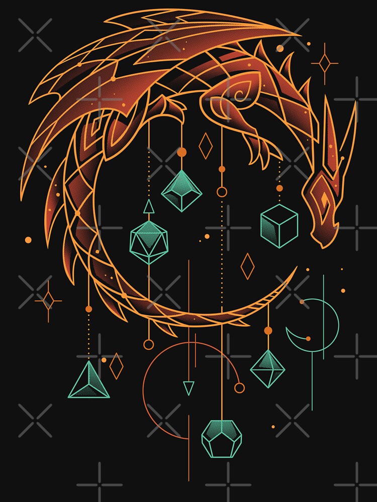 Draconic Dice keeper - Roleplayer Gamer by Snouleaf