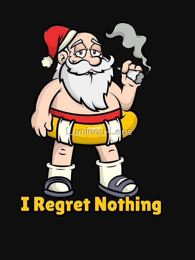 Christmas Santa Saw It, I Regret Nothing by Luminou-Lens