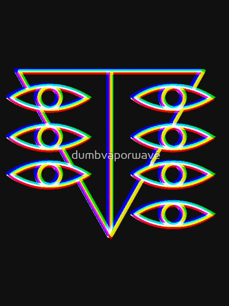 Neon Genesis Evangelion Seele logo glitch effect by dumbvaporwave