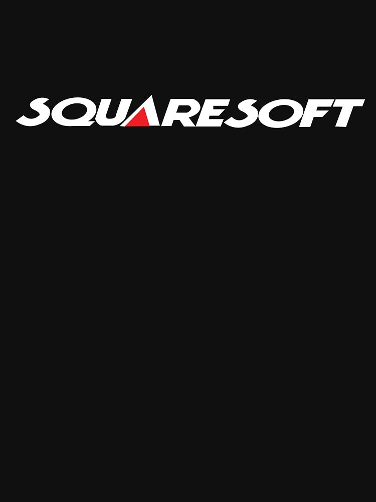 Squaresoft Logo Tee by derekblairart