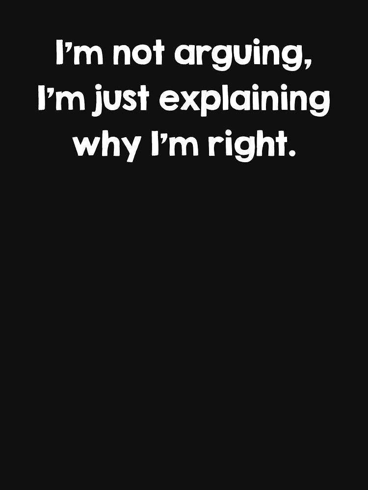 I'm Not Arguing by AmazingVision