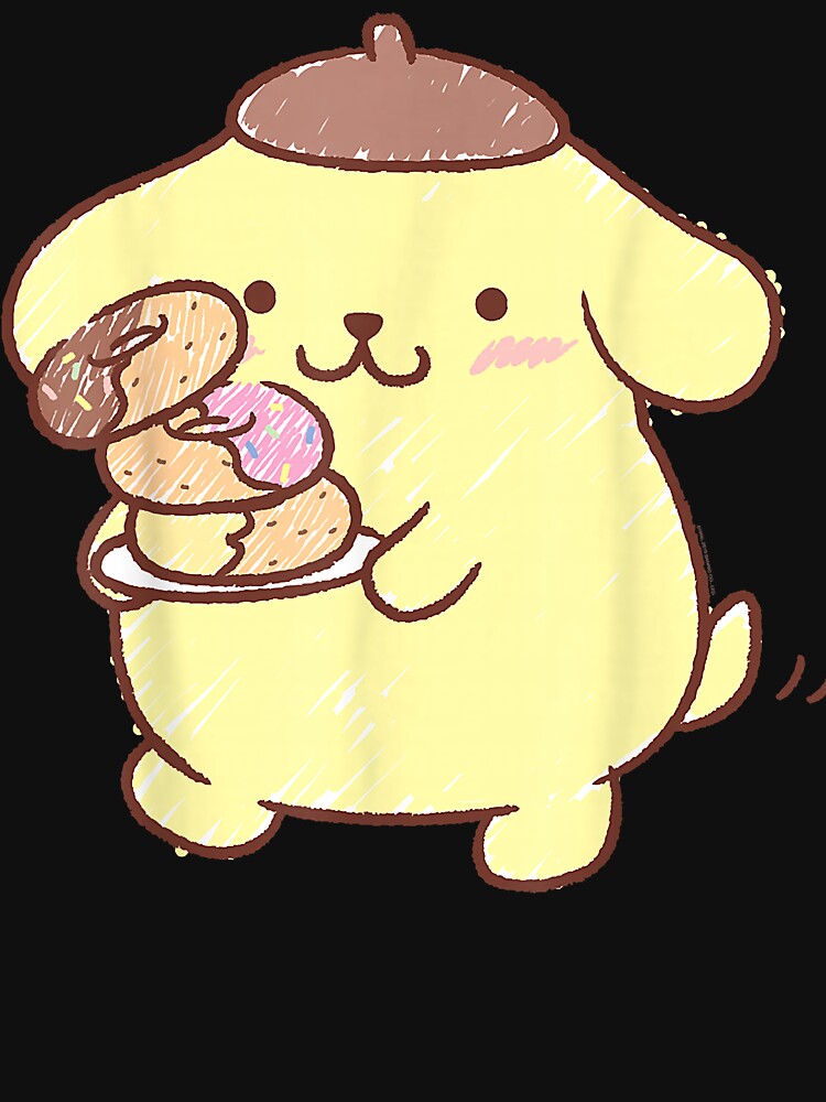 Pompompurin Donuts T Shirt by saohoa2584