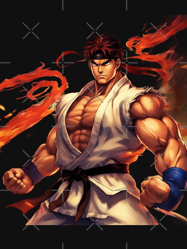Karate Fighter Retro Video Game Geek Art by LuizSilva1983