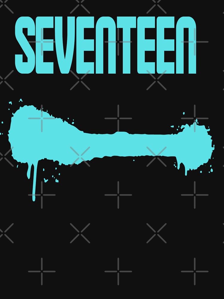 S e v e n t e e n blue minimalist by niconics