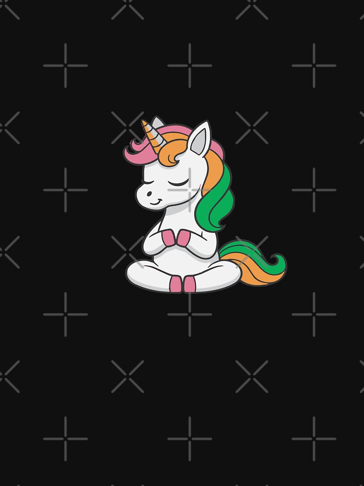 CUTE Yoga Unicorn Shirt Oversized by Peetacho