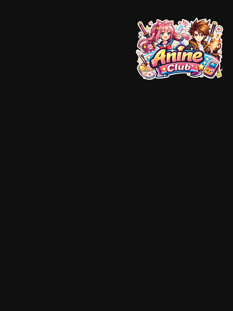 Colorful Anime Club Logo | Cute Anime Characters Sticker | Kawaii Manga Style Design by Pradeep Chauhan