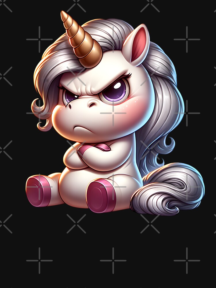 Cute Angry Unicorn by artistevt