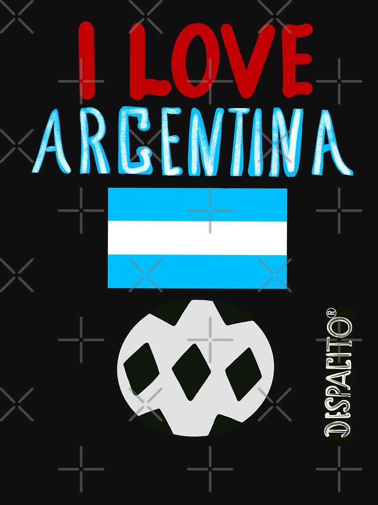 Despacito® I Love Argentina Flag Soccer Ball Futbol by DespacitoBrand