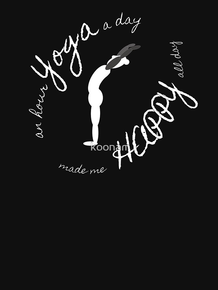an hour yoga a day make me happy all day by koonam