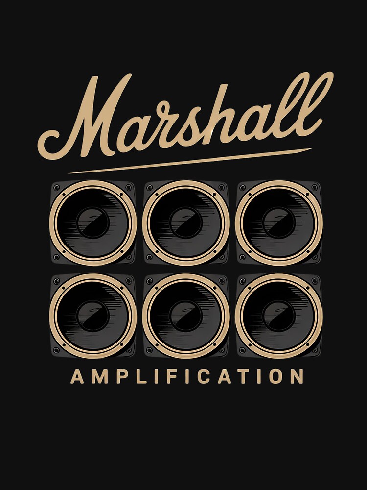 Gold Marshall Amplìication Stack by olaso-store