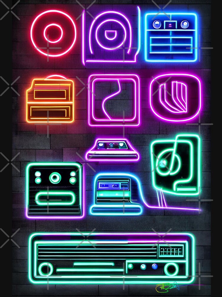 80’s Pop Art Vibes 9 by Benito Del Ray