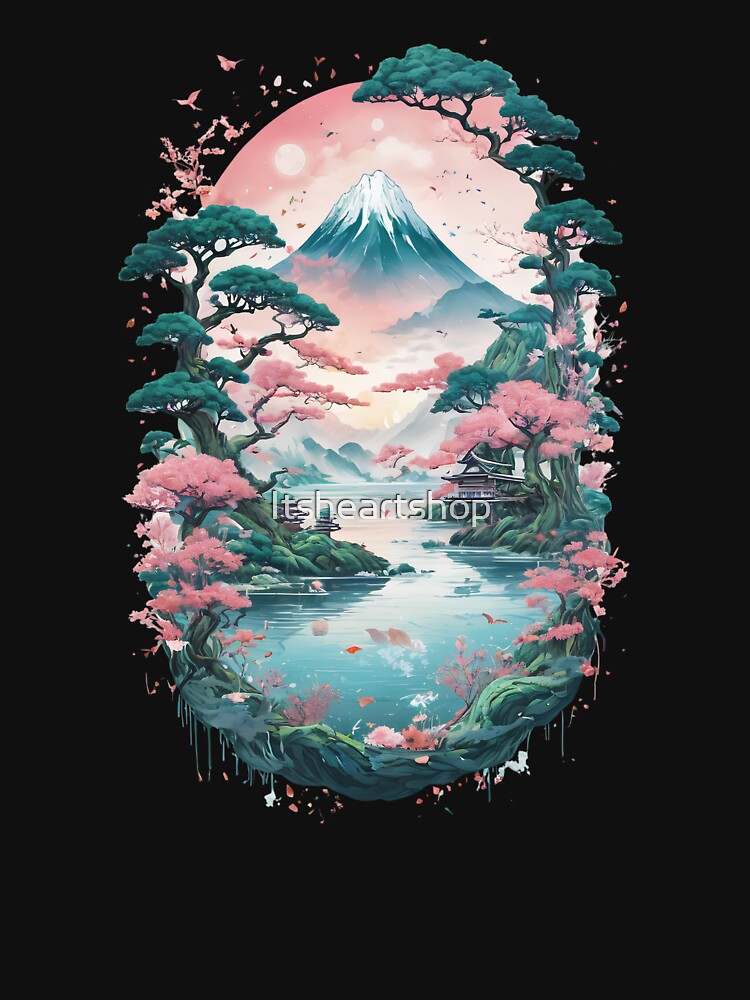 Pastel Nature In Japanese Style by Itsheartshop