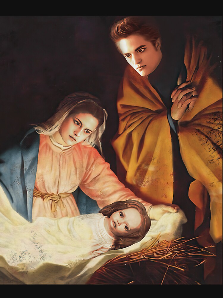 Funny A Child Is Born Twilight Saga Merry Chirstmas by NoelKunz