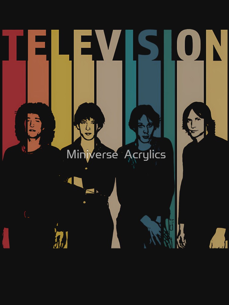 Television Band Retro Vintage by Miniverse Acrylics