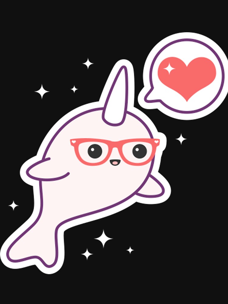 Nerd Narwhal by DavidPascall