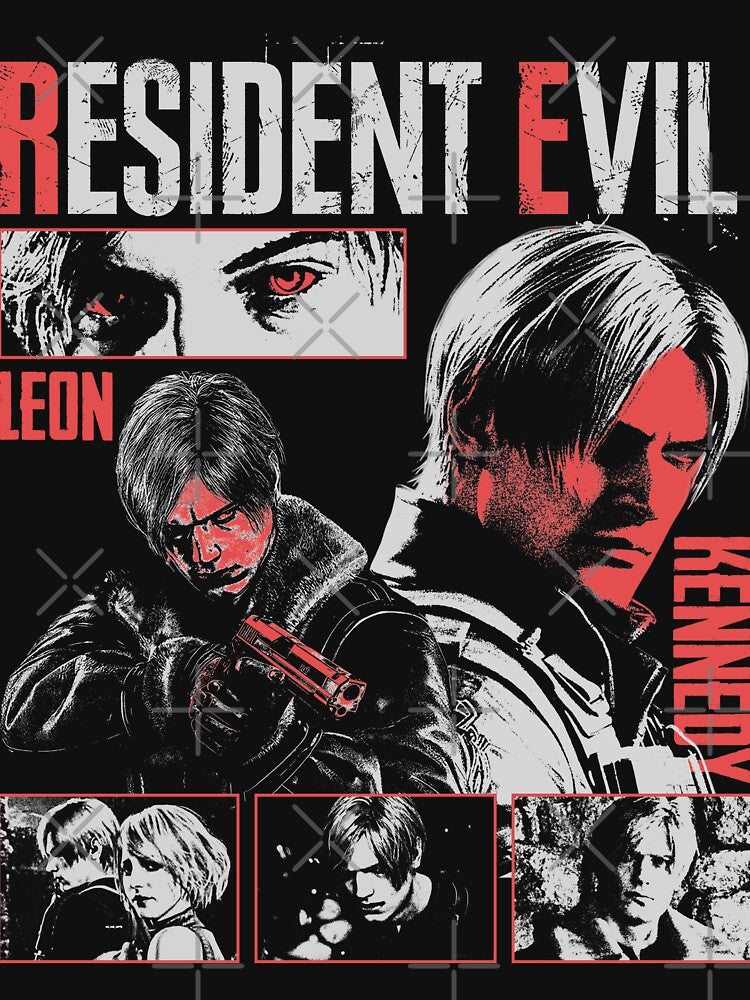 Resident Evil Leon Kenedy Vintage Design by LiuTiuuu