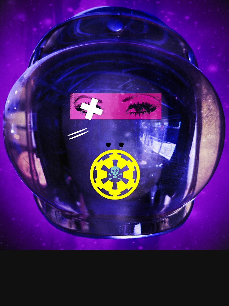 Space girl purple by DerekDoll