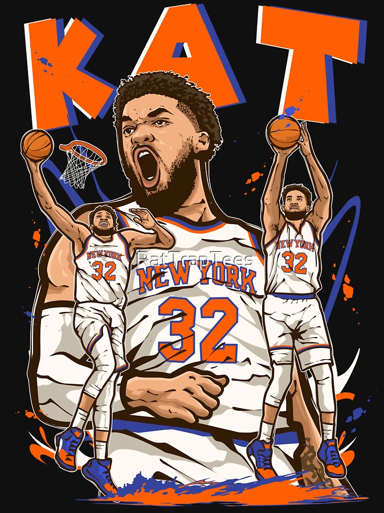 Karl-Anthony Towns KAT New York Cartoon by RatTrapTees