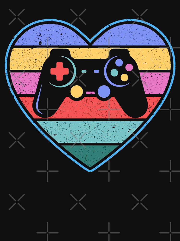 Love heart gaming pad, gaming controller fan by LeedsArtStudio