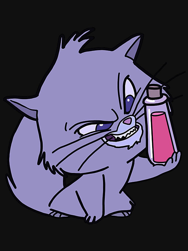 Yzma Cat With Poison Bottle by TangaDesgn