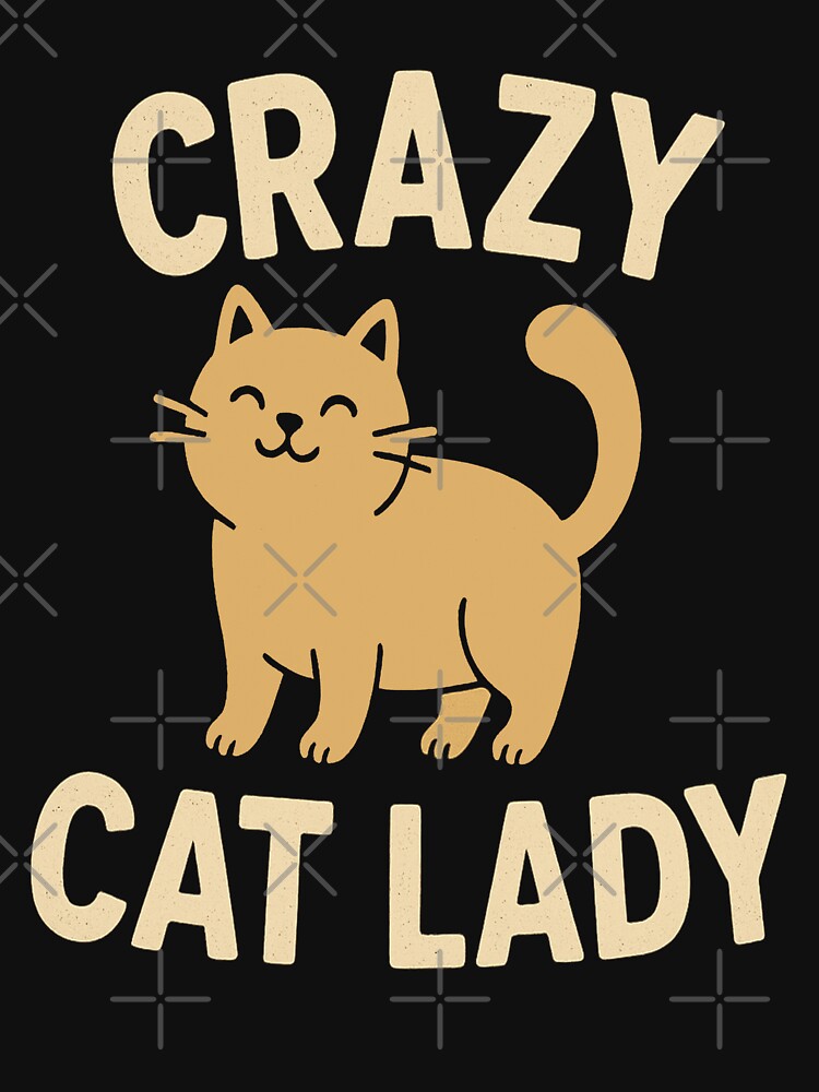 Crazy Cat Lady – Cute Retro Cat Lover Design by VinCut