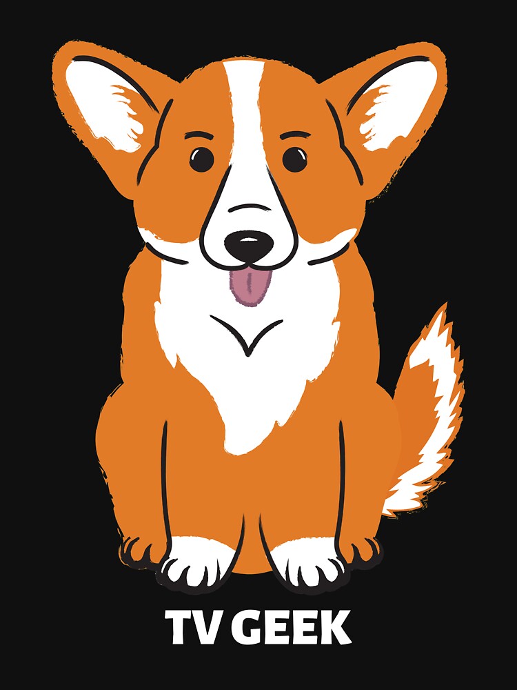 TV Geek Dog Cute computer geek dog love you dog by johnrk
