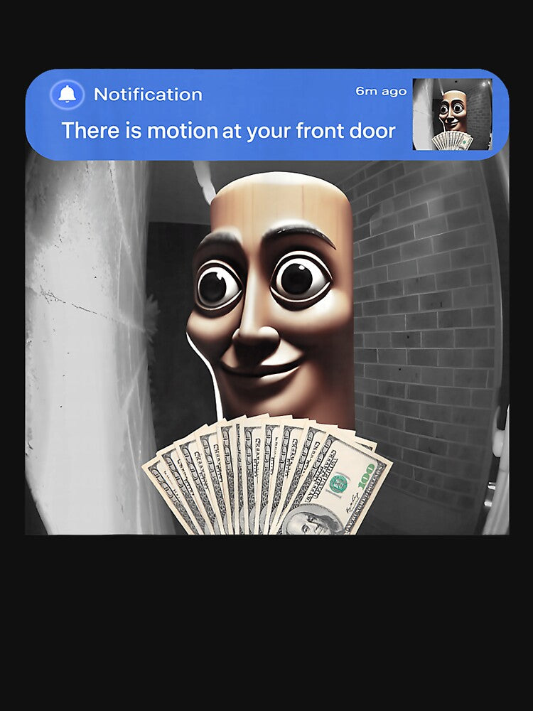 There is Motion at Your Front Door Tung Tung Tung Sahur Meme by Serdinas