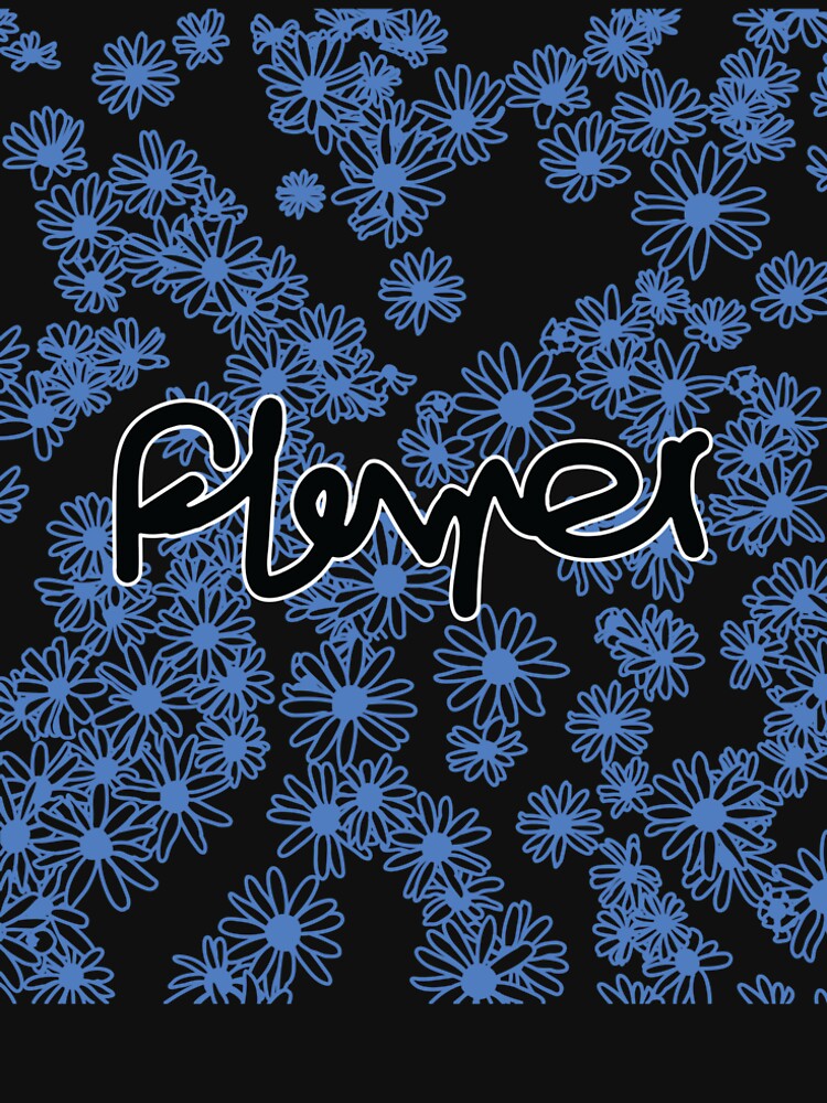flower garden, flower shirt, blue flower, daist tee shirt, by OK COOL
